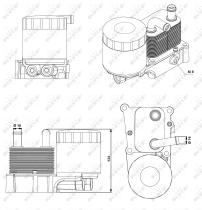 Nrf 31194 - RADIADOR ACEITE FORD FOCUS