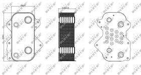 Nrf 31259 - RADIADOR ACEITE AUDI A8 11/2002>