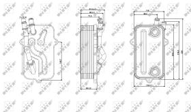 Nrf 31268 - RADIADOR ACEITE AUDI A8 11/2002>