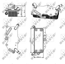 Nrf 31269 - RADIADOR ACEITE AUDI A6 02/2011>
