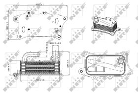 Nrf 31270 - RADIADOR ACEITE AUDI S5 05/2009>