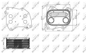 Nrf 31286 - RADIADOR ACEITE BMW 1 SERIE 11/2010