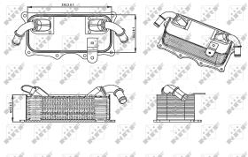 Nrf 31290 - RADIADOR ACEITE PORSCHE CAYENNE 06/