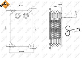 Nrf 31294 - RADIADOR ACEITE FORD TRANSIT 01/200