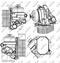 Nrf 31308 - RADIADOR ACEITE CITROEN JUMPER 2.2D
