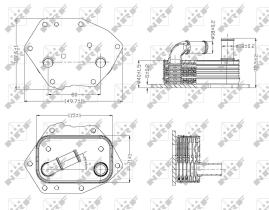Nrf 31313 - RADIADOR ACEITE LAND ROVER RANGE RO