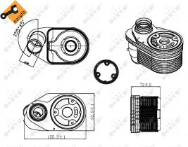 Nrf 31324 - RADIADOR ACEITE FIAT DUCATO 26 2.3D