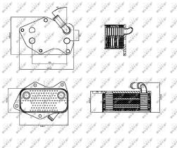 Nrf 31331 - RADIADOR ACEITE VOLKSWAGEN BEETLE 2