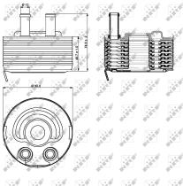 Nrf 31353 - RADIADOR ACEITE NISSAN PATHFINDER 0