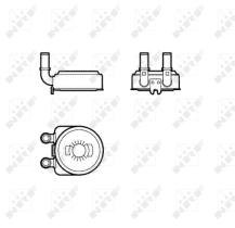 Nrf 31739 - RADIADOR ACEITE CITROEN BERLINGO 98