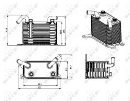 Nrf 31747 - RADIADOR ACEITE VW PHAETON 6.0L W12