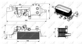 Nrf 31749 - RADIADOR ACEITE BMW 5/6/7 SERIES 2.