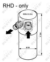 Nrf 33082 - SECADOR AUDI 100 90-