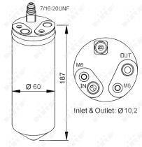 Nrf 33152 - SECADOR FIAT PUNTO 99-
