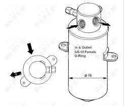 Nrf 33165 - SECADOR MERCEDES 600 (W140) 91-