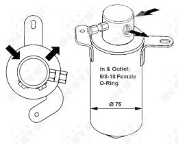 Nrf 33166 - SECADOR MERCEDES C180 (W202) 93-