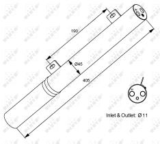 Nrf 33196 - SECADOR MERCEDES C160 (W203) 04-