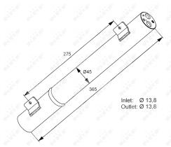 Nrf 33308 - SECADOR MERCEDES A150 (W169) 04-