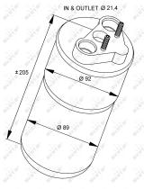 Nrf 33317 - SECADOR OPEL VAUXHALL VIVARO 00-
