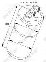 Nrf 33318 - SECADOR NISSAN PRIMASTAR 01-