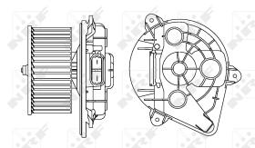 Nrf 34156 - VENTILADOR INTERIOR RENAULT TRAFIC