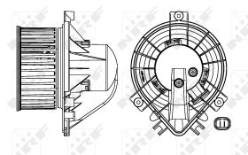 Nrf 34158 - VENTILADOR INTERIOR MINI COOPER 200