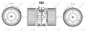 Nrf 34161 - VENTILADOR INTERIOR RENAULT MEGANE