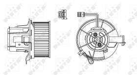Nrf 34162 - VENTILADOR INTERIOR MERCEDES C220 2