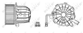 Nrf 34163 - VENTILADOR INTERIOR AUDI A4 2.0D 20