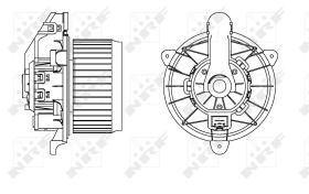 Nrf 34166 - VENTILADOR INTERIOR FORD B-MAX 2012