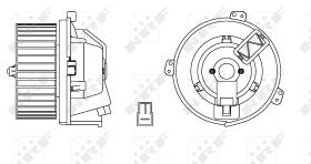 Nrf 34168 - VENTILADOR INTERIOR FIAT DUCATO 199