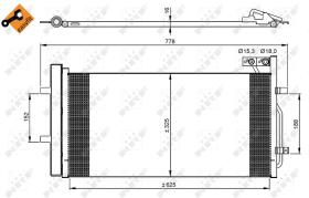 Nrf 350029 - CONDENSADOR AUDI Q3 11-