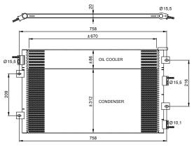 Nrf 350032 - CONDENSADOR CHRYSLER SEBRING 00-07