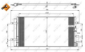 Nrf 350046 - CONDENSADOR AUDI A6/A7 10-