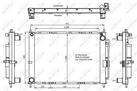 Nrf 350068 - CONDENSADOR NISSAN MICRA 1.5 DCI 03