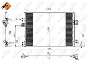 Nrf 350209 - CONDENSADOR FORD C-MAX 1.6 DIESEL 1