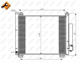 Nrf 350216 - CONDENSADOR SUZUKI IGNIS 1.3 DIESEL