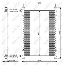 Nrf 35064 - CONDENSADOR VOLVO TRUCK FL 6 85-