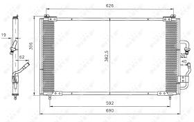 Nrf 35153 - CONDENSADOR PEUGEOT 406 95-
