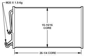 Nrf 35155 - CONDENSADOR CHEVROLET (GM) LUMINA A