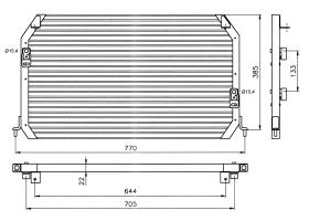 Nrf 35203 - CONDENSADOR TURISMOS LEXUS ES 300 9