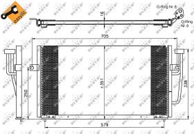 Nrf 35234 - CONDENSADOR VOLVO S40 95-