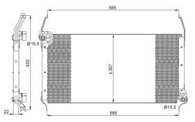 Nrf 35253 - CONDENSADOR TURISMOS FIAT BRAVA 95-