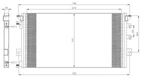 Nrf 35296 - CONDENSADOR CHRYSLER (USA) GRAND VO