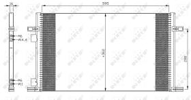 Nrf 35298 - CONDENSADOR RENAULT LAGUNA 93-