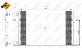 Nrf 35311 - CONDENSADOR RENAULT ESPACE 99-