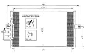 Nrf 35332 - CONDENSADOR TURISMOS HYUNDAI HYUNDA