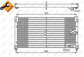 Nrf 35348 - CONDENSADOR HONDA ACCORD 93-