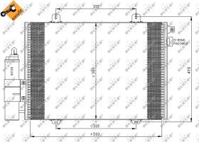 Nrf 35379 - CONDENSADOR RENAULT CLIO 98-