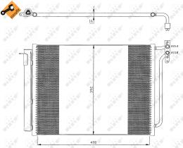 Nrf 35406 - CONDENSADOR BMW X5 00-